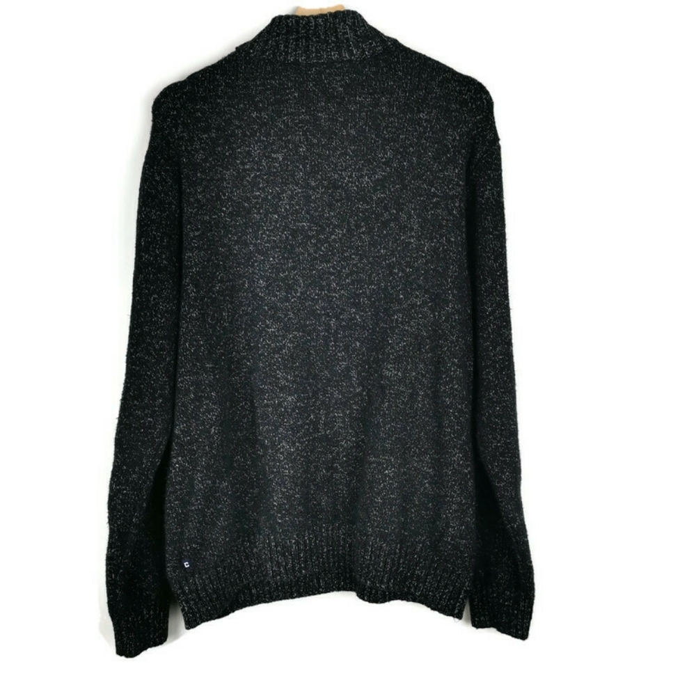 Chaps Knit Sweater Zip Neck Large - Picture 2 of 5